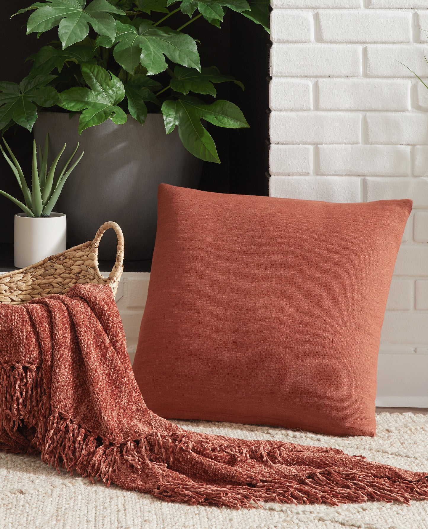 Cassel Furniture Outlet - Ashley Furniture - Thaneville Pillows - Pillow (4/CS) / Rust - A1001043