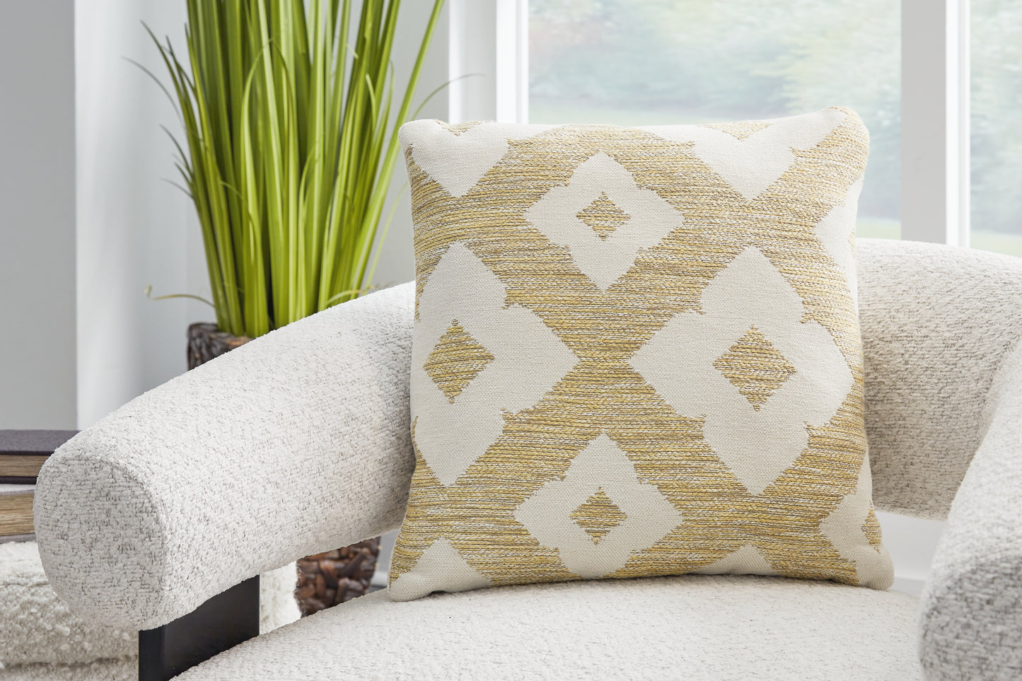 Cassel Furniture Outlet - Ashley Furniture - Brockner Next-Gen Nuvella Pillows - Pillow (4/CS) / Brown/Yellow - A1900009