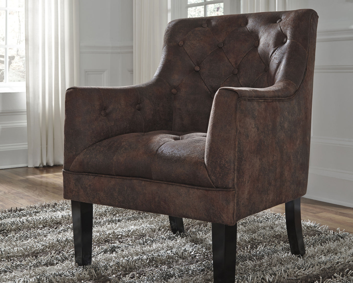 Cassel Furniture Outlet - Ashley Furniture - Drakelle Accent Chair - Accent Chair / Mahogany - A3000051