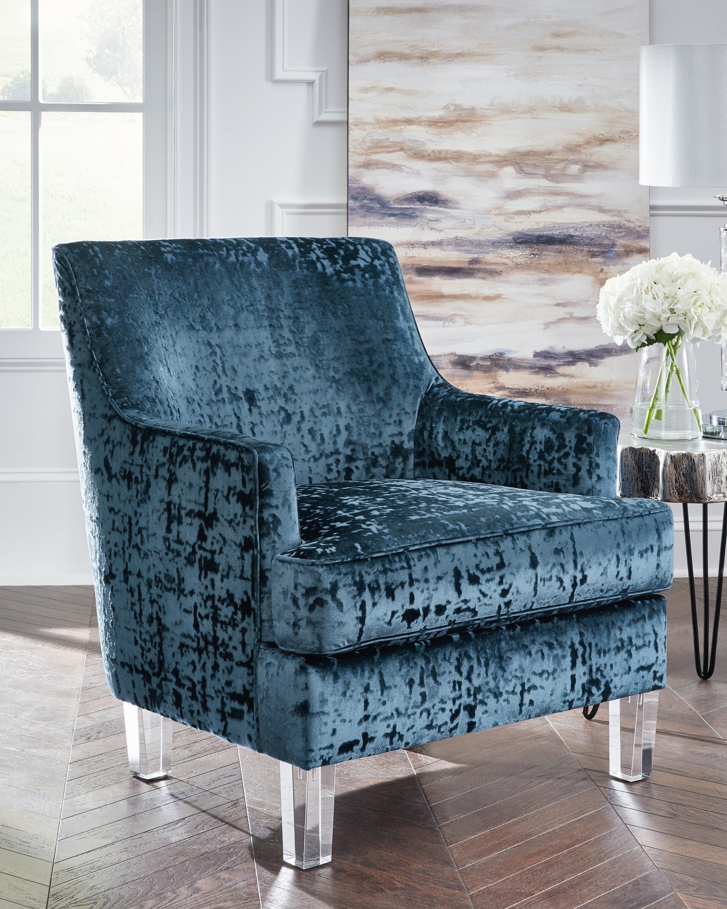 Cassel Furniture Outlet - Ashley Furniture - Gloriann Accent Chair - Accent Chair / Lagoon - A3000103