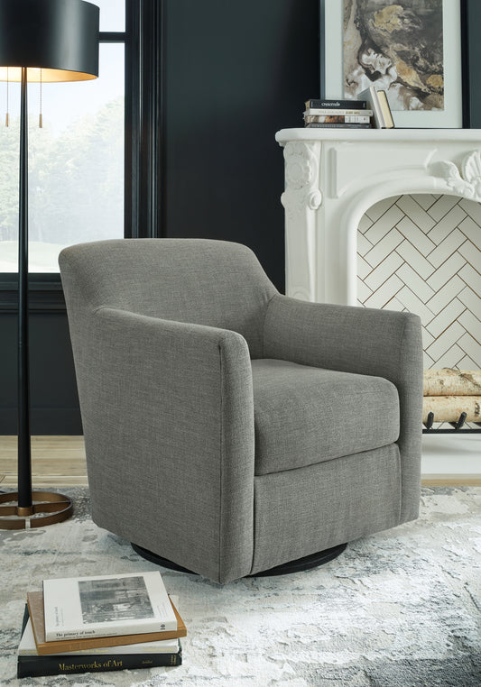 Cassel Furniture Outlet - Ashley Furniture - Bradney Swivel Accent Chair - Swivel Accent Chair / Tumbleweed - A3000323