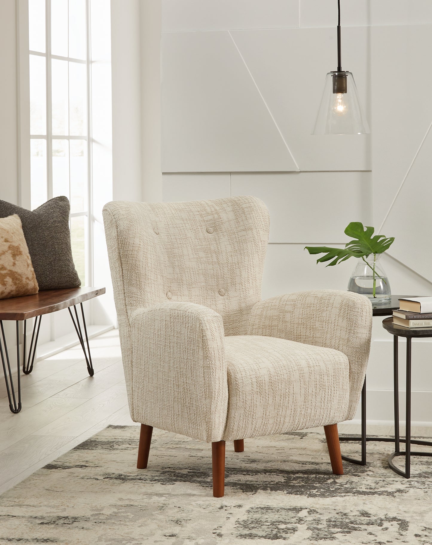 Cassel Furniture Outlet - Ashley Furniture - Jemison Next-Gen Nuvella Accent Chair - Accent Chair / Dune - A3000638