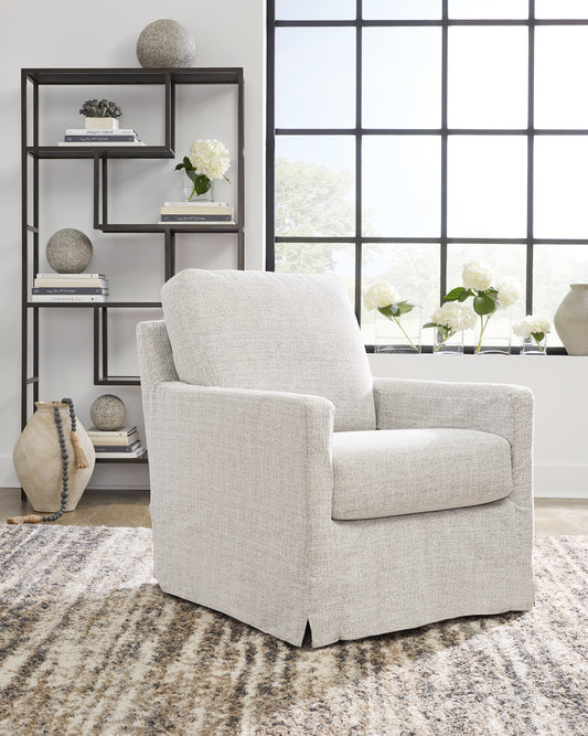 Cassel Furniture Outlet - Ashley Furniture - Nenana Next-Gen Nuvella Swivel Glider Accent Chair - Swivel Glider Accent Chair / Denim - A3000646