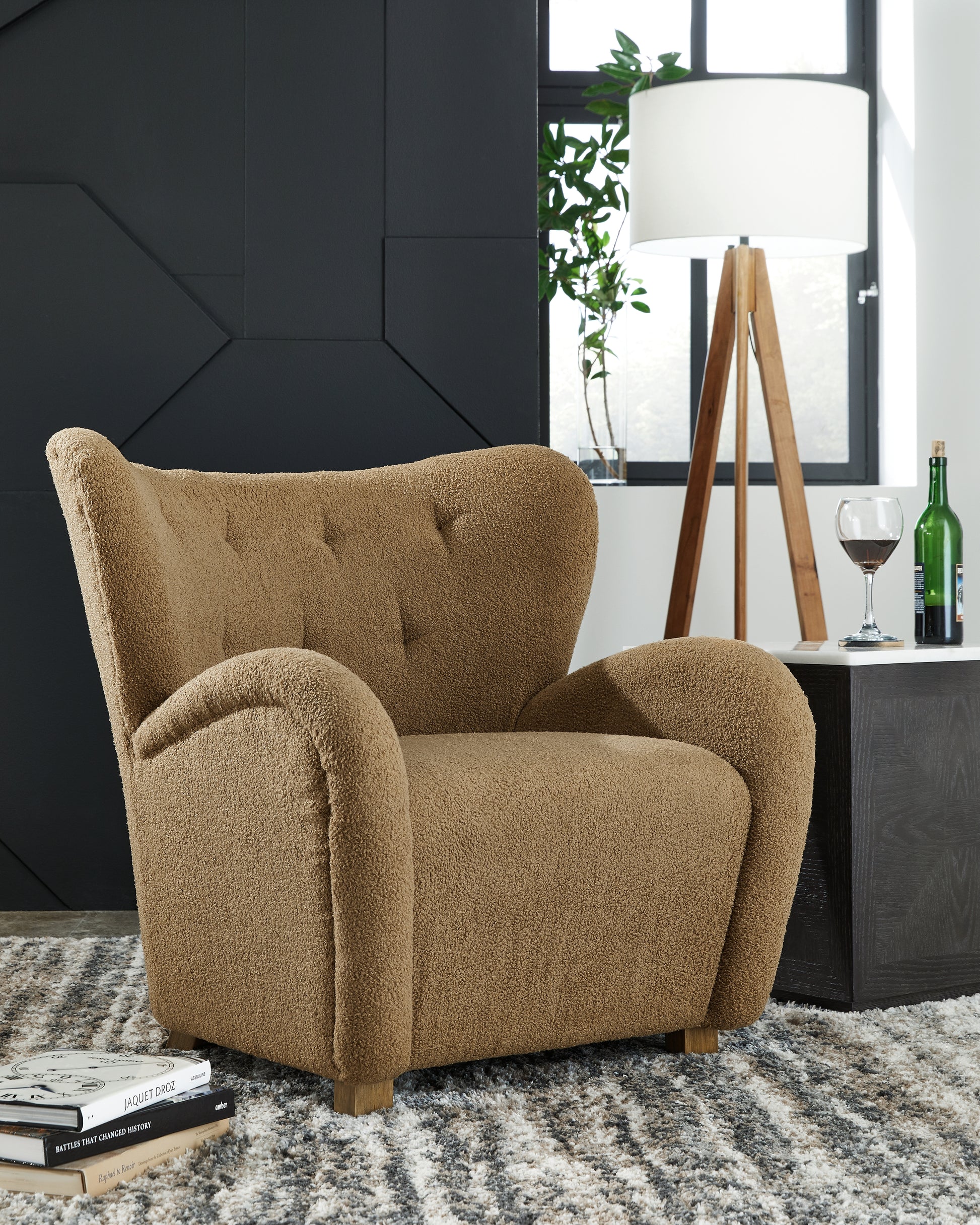 Cassel Furniture Outlet - Ashley Furniture - Larbell Accent Chair - Accent Chair / Camel - A3000710