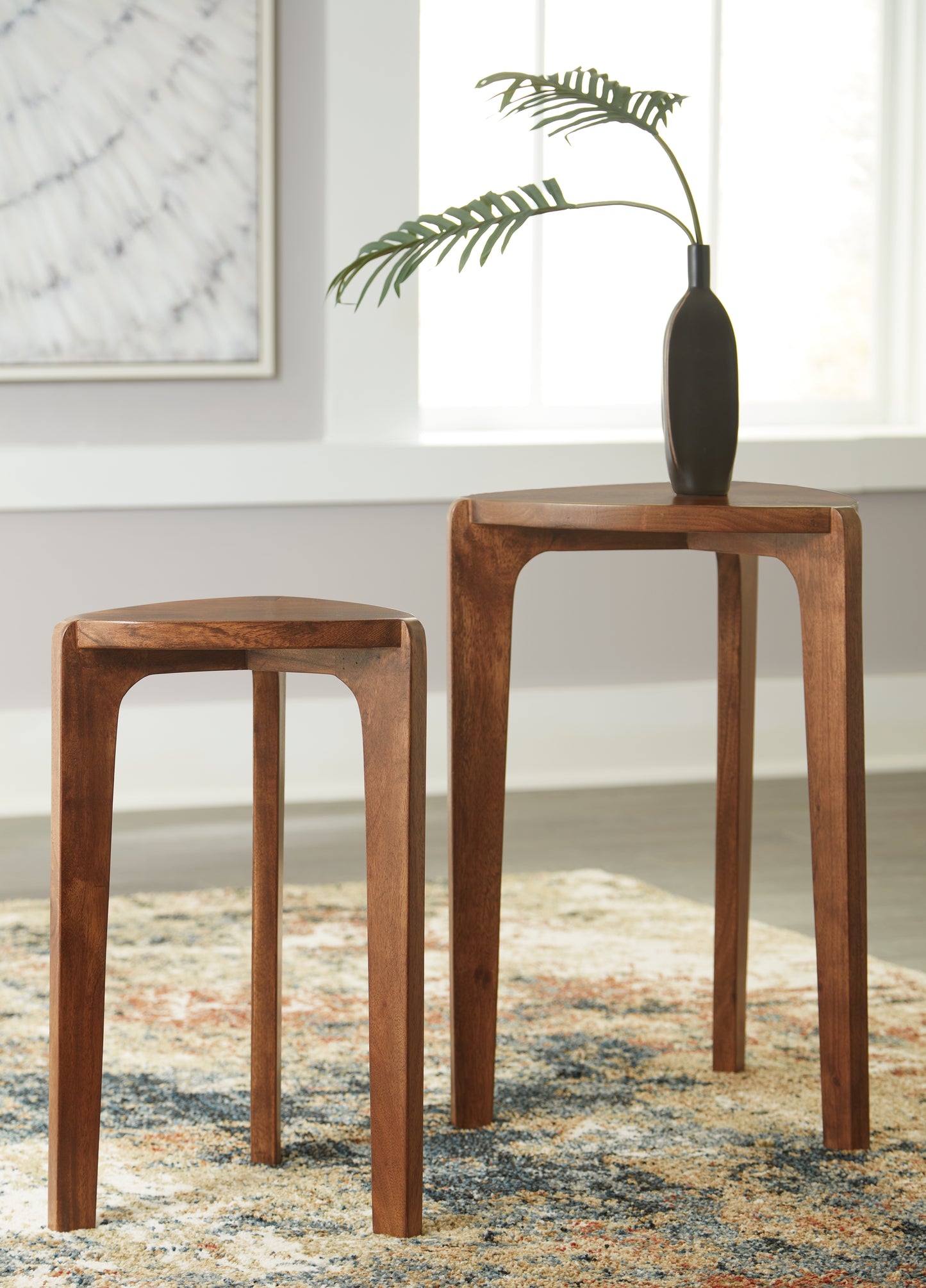 Cassel Furniture Outlet - Ashley Furniture - Brynnleigh Accent Table (Set of 2) - Accent Table Set (Set of 2) / Medium Brown - A4000607