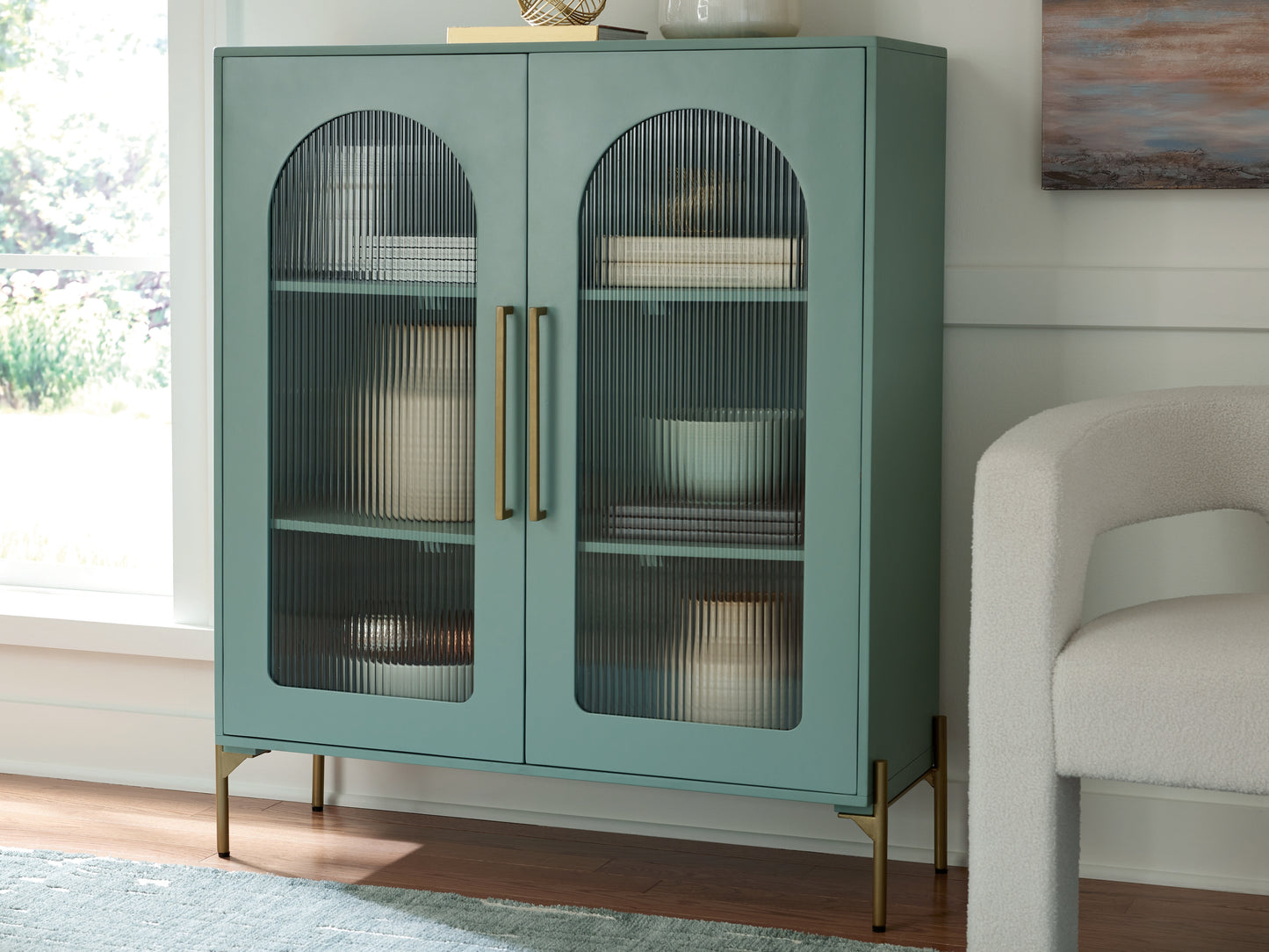 Cassel Furniture Outlet - Ashley Furniture - Adwen Accent Cabinet - Accent Cabinet / Light Green - A4000665