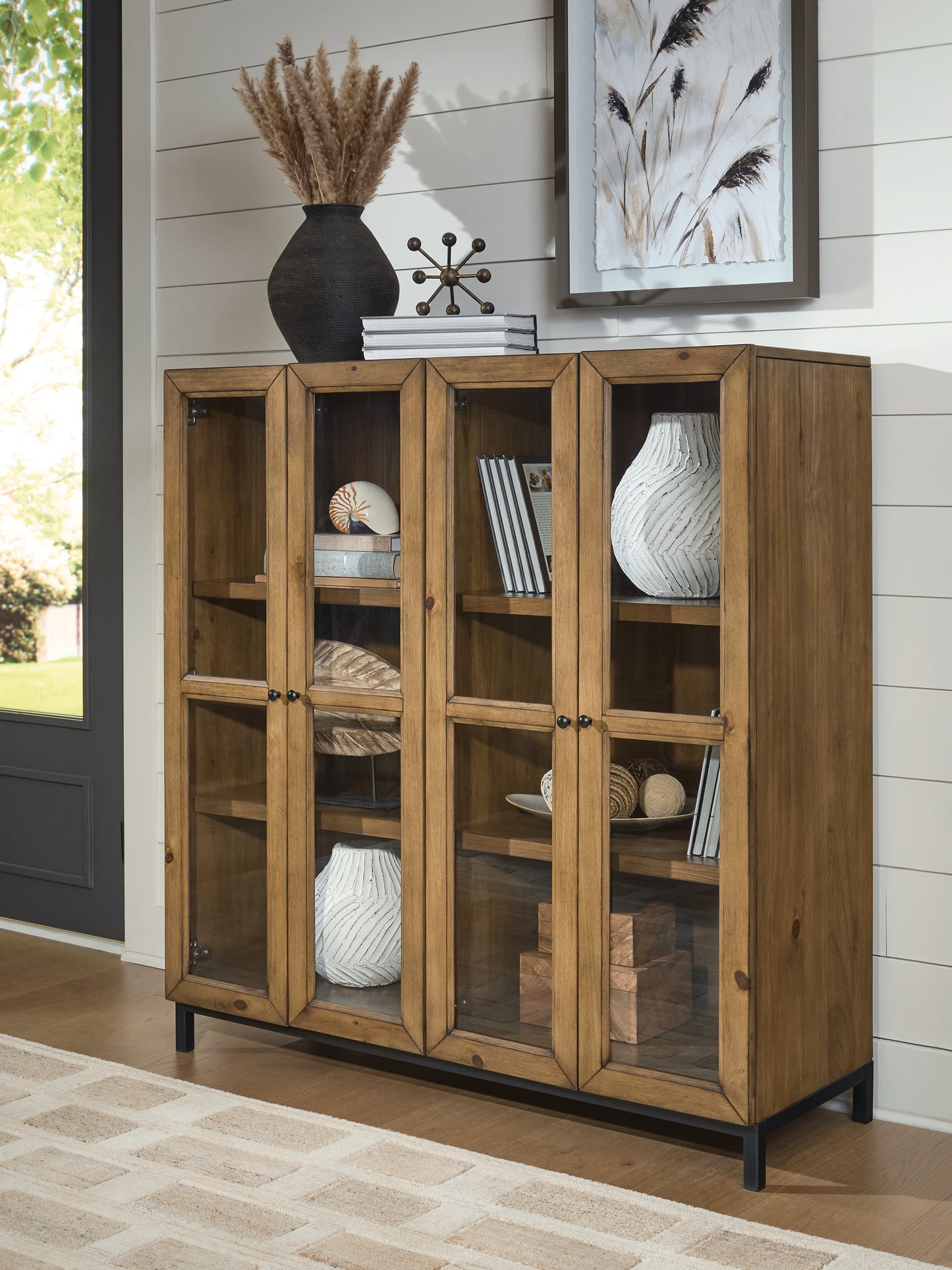 Cassel Furniture Outlet - Ashley Furniture - Wrenridge Accent Cabinet - Accent Cabinet / Gray Brown - A4000706