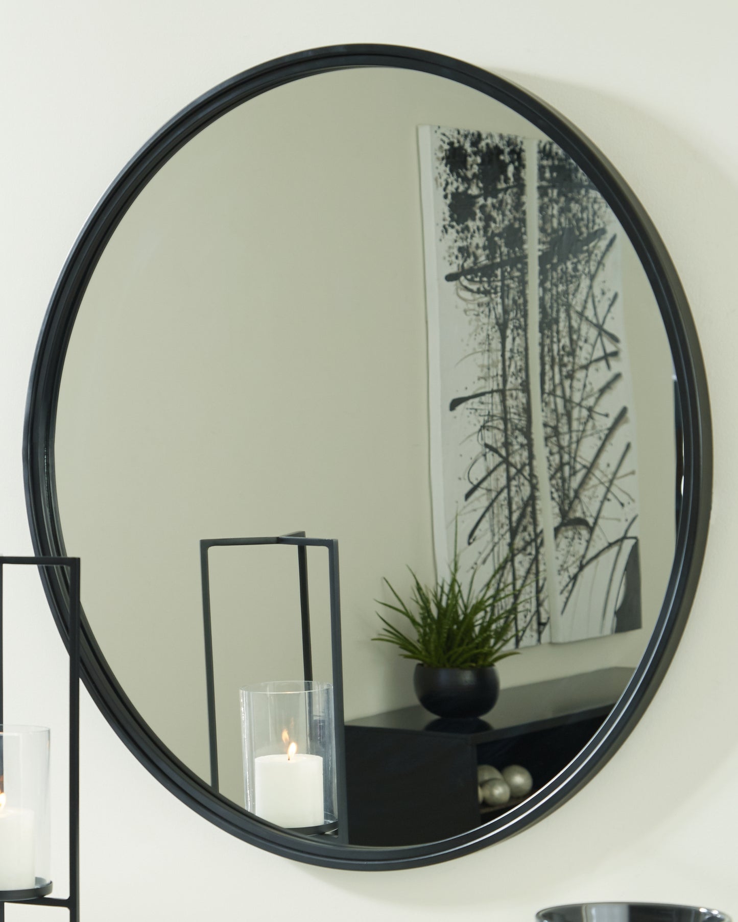 Cassel Furniture Outlet - Ashley Furniture - Brocky Mirror - Accent Mirror / White - A8010293