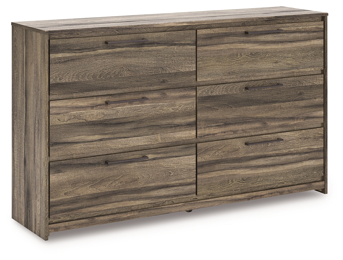 Cassel Furniture Outlet - Ashley Furniture - Elbrim Bedroom - Six Drawer Dresser / Brown - PCB2005-31