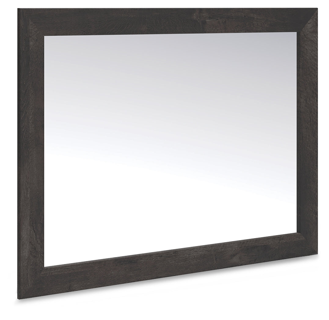 Cassel Furniture Outlet - Ashley Furniture - Hollivern Bedroom - Bedroom Mirror / Dark Gray - PCB2108-36