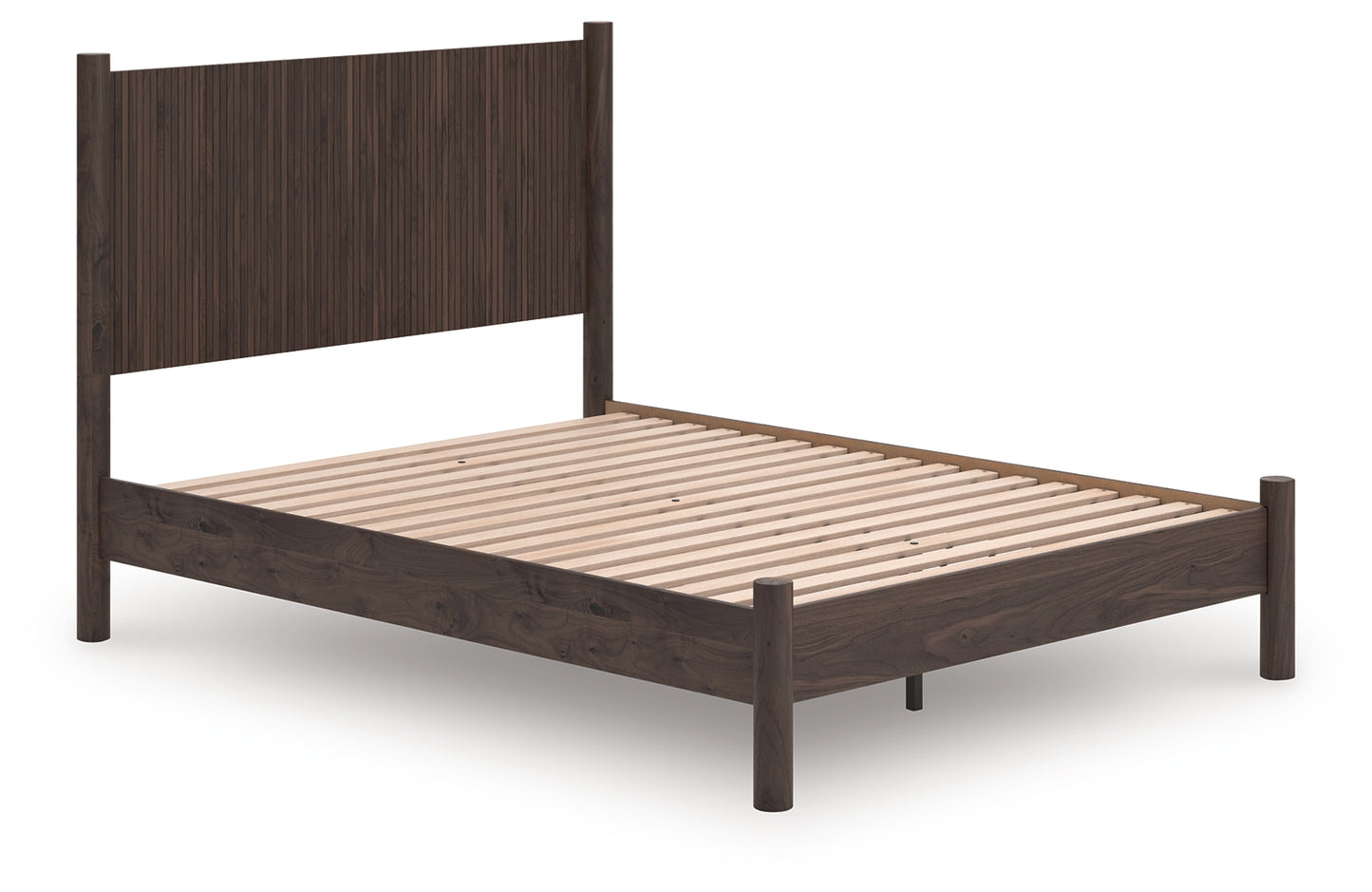 Cassel Furniture Outlet - Ashley Furniture - Pamytta Bedroom - Queen Panel Platform Bed / Brown - PCB2614B6
