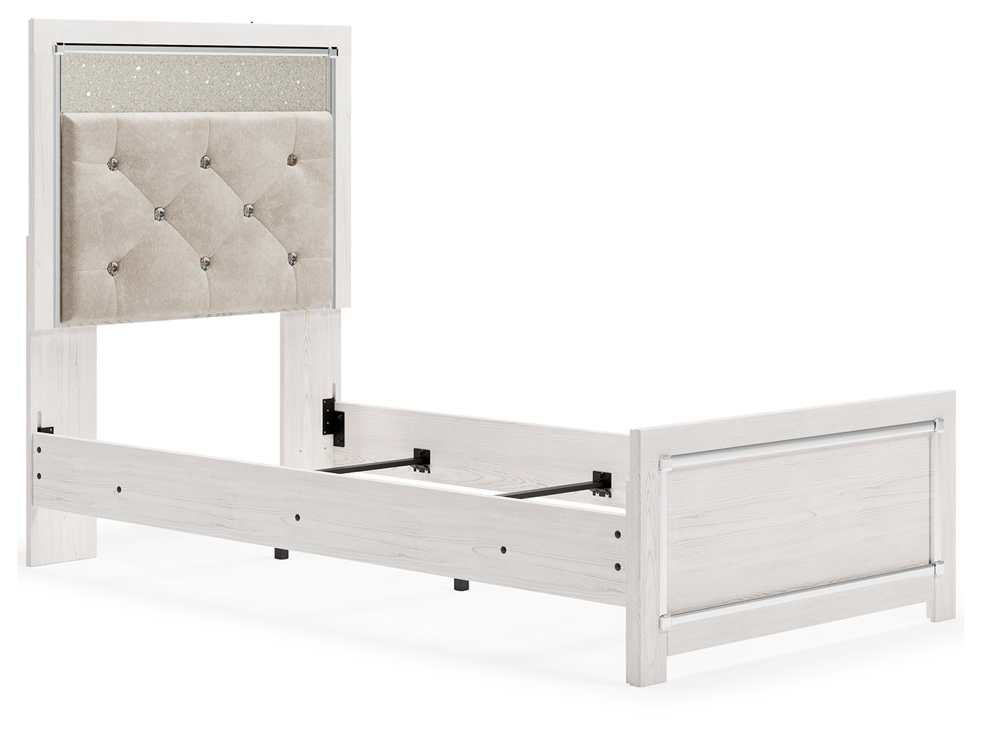 Cassel Furniture Outlet - Ashley Furniture - Altyra Bedroom - Twin Panel Bed / White - B2640B6