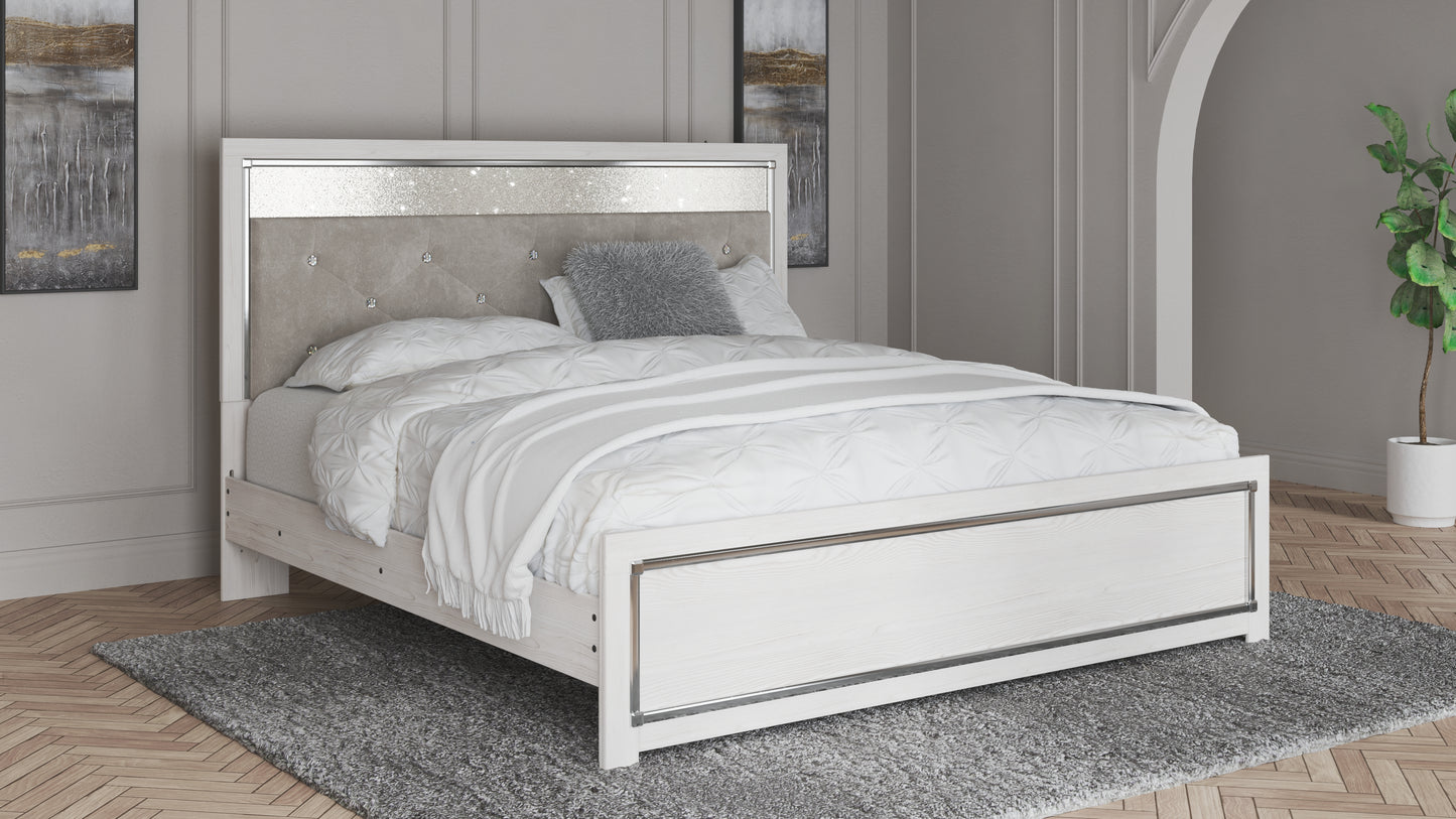 Cassel Furniture Outlet - Ashley Furniture - Altyra Bedroom - King Panel Bed / White - B2640B3