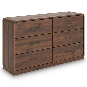 Cassel Furniture Outlet - Ashley Furniture - Fortlorn Bedroom - Two Drawer Night Stand / Walnut Brown - PCB386-92