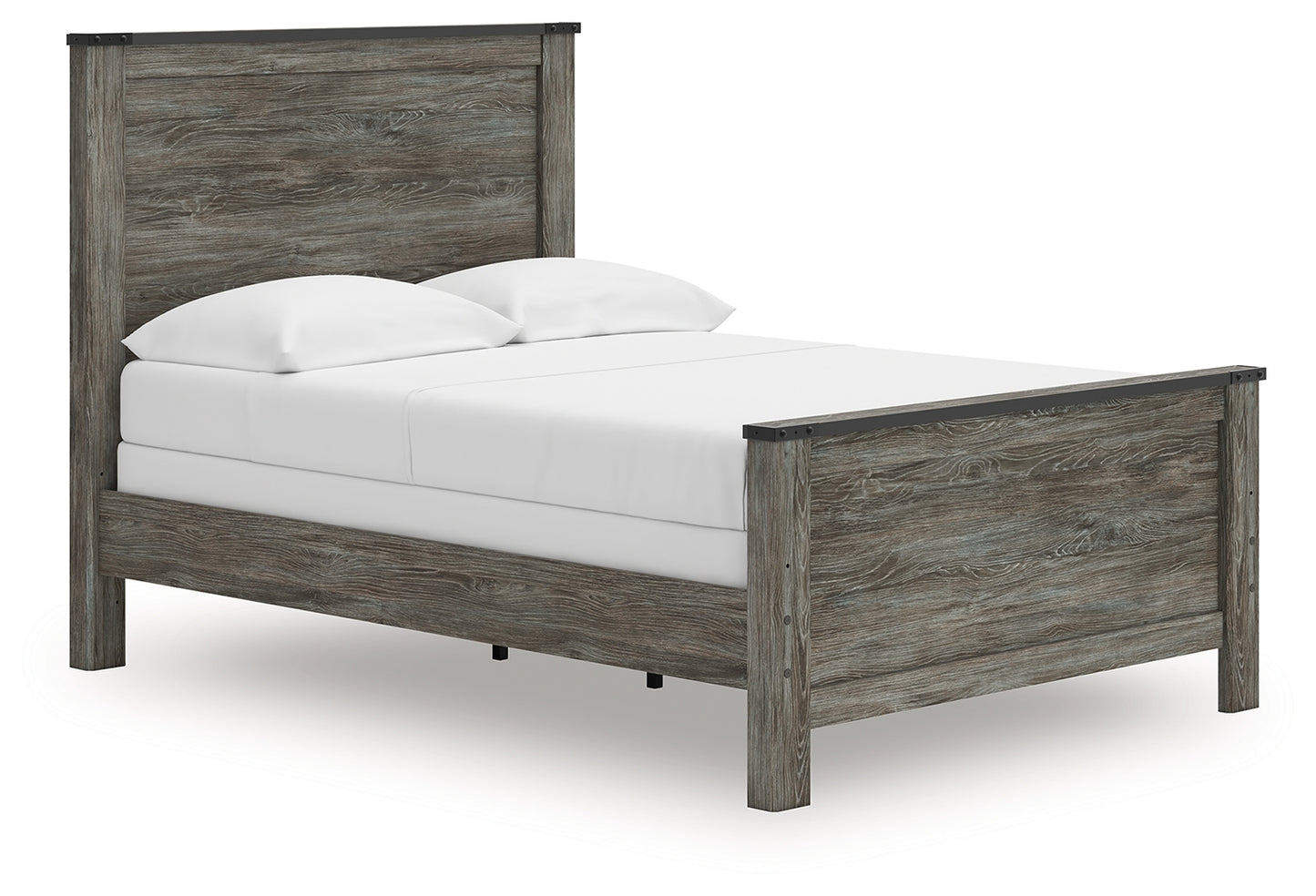 Cassel Furniture Outlet - Ashley Furniture - Frandern Bedroom - Full Panel Bed / Black/Gray - B4480B19