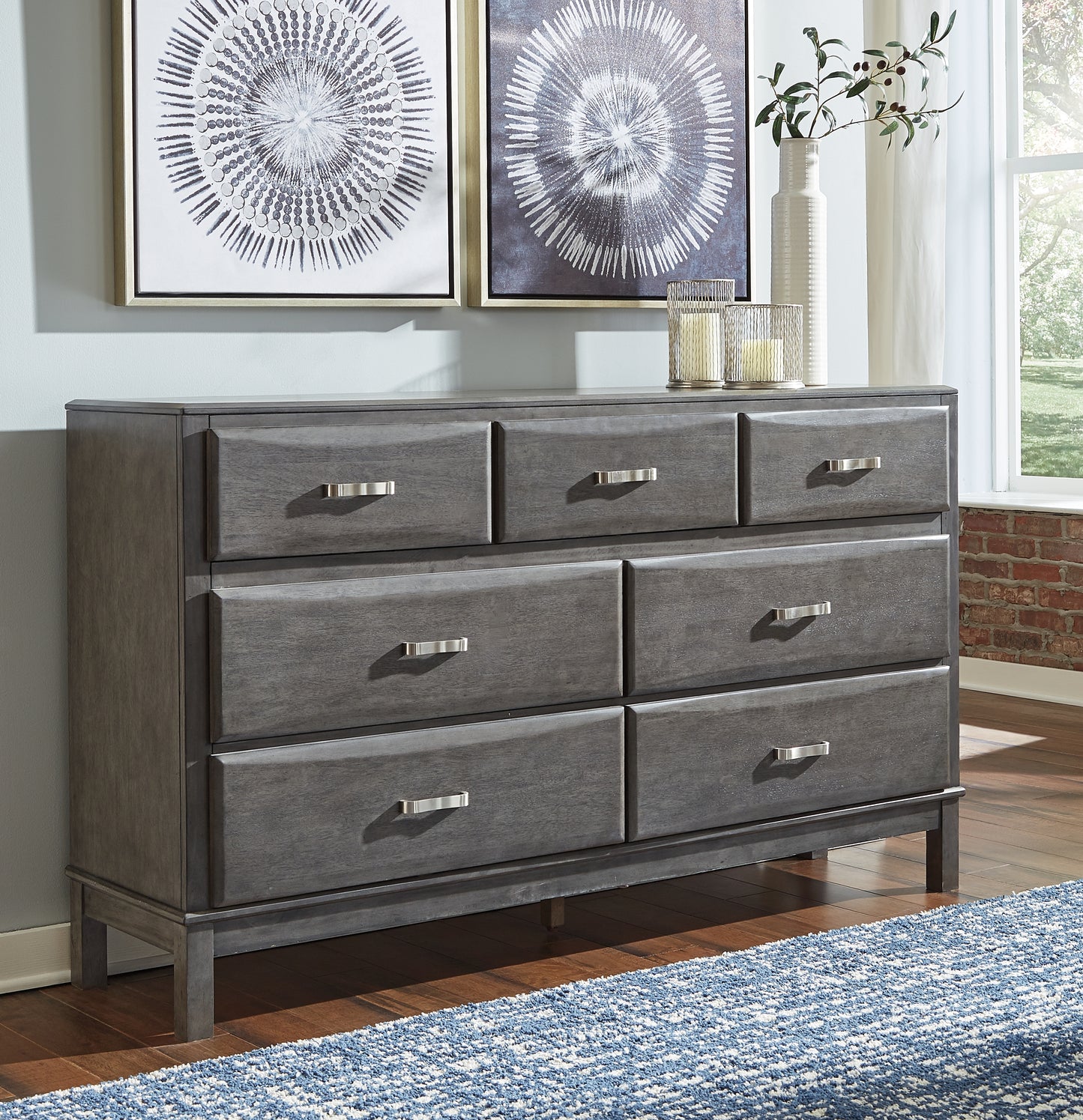 Cassel Furniture Outlet - Ashley Furniture - Caitbrook Bedroom - Dresser / Gray - B476-31
