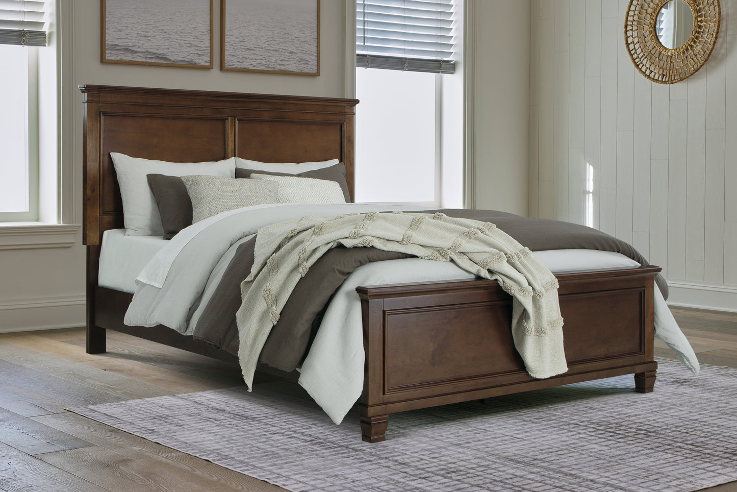 Cassel Furniture Outlet - Ashley Furniture - Danabrin Bedroom - Queen Panel Bed / Brown - B685B2