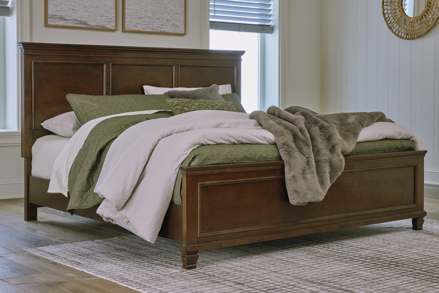 Cassel Furniture Outlet - Ashley Furniture - Danabrin Bedroom - King Panel Bed / Brown - B685B4