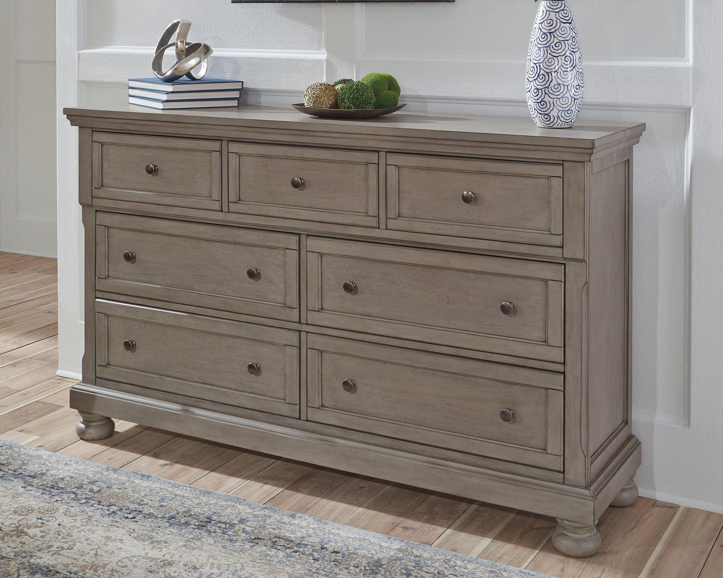 Cassel Furniture Outlet - Ashley Furniture - Lettner Bedroom - Dresser / Light Gray - B733-31