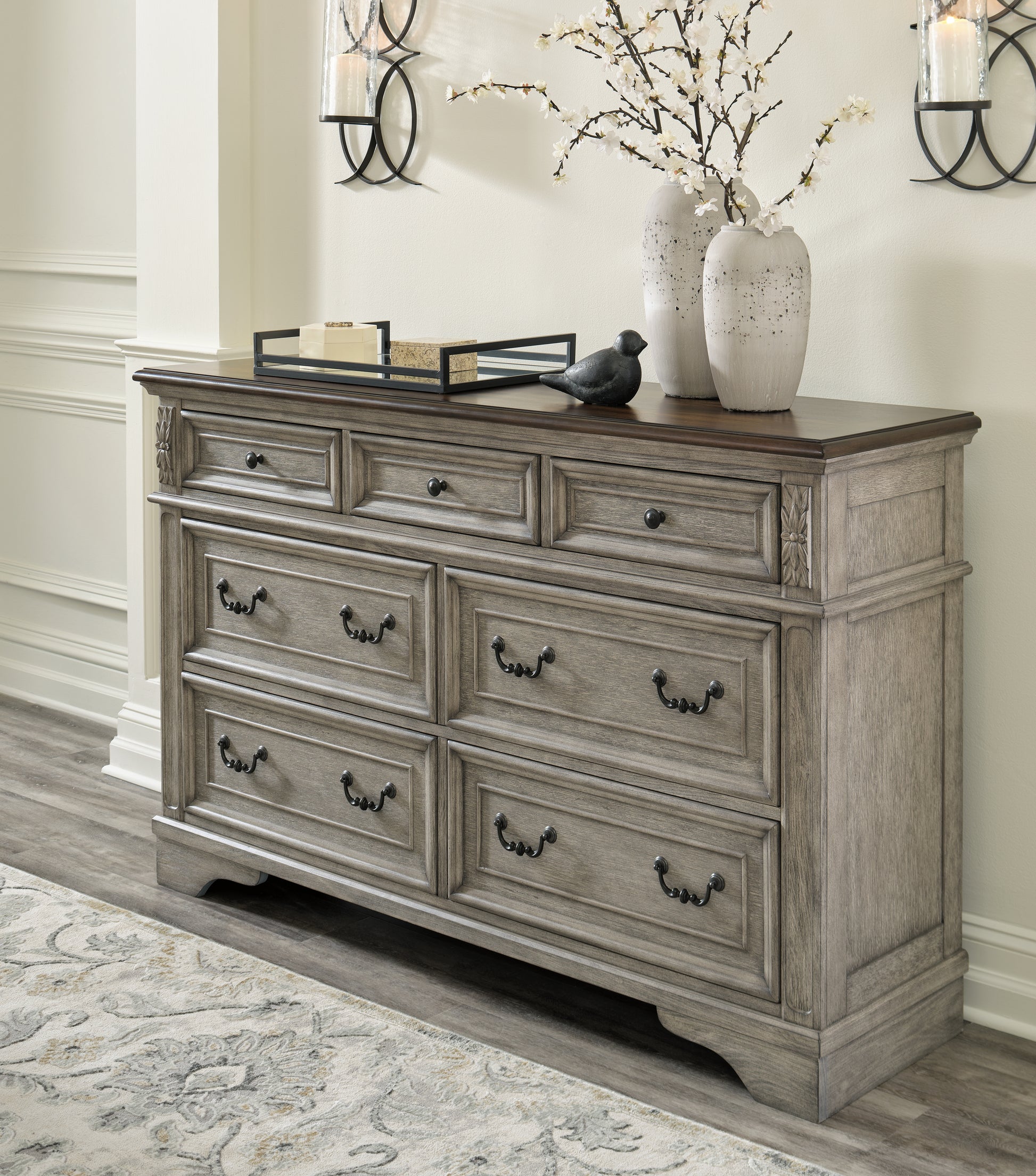 Cassel Furniture Outlet - Ashley Furniture - Lodenbay Bedroom - California King Panel Bed / Antique Gray - B751B5
