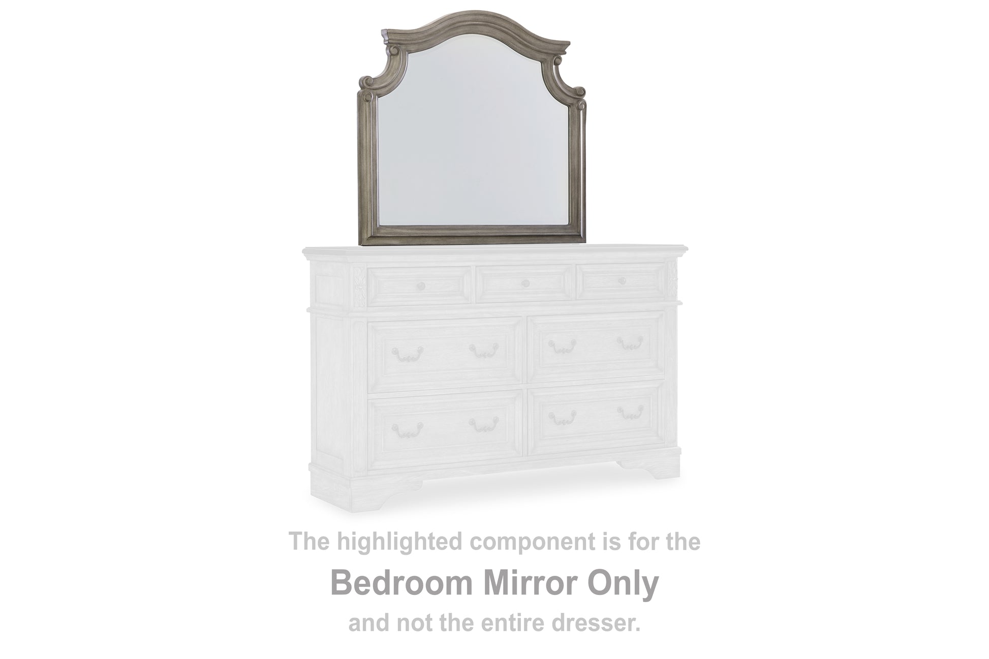 Cassel Furniture Outlet - Ashley Furniture - Lodenbay Bedroom - Bedroom Mirror / Antique Gray - B751-36