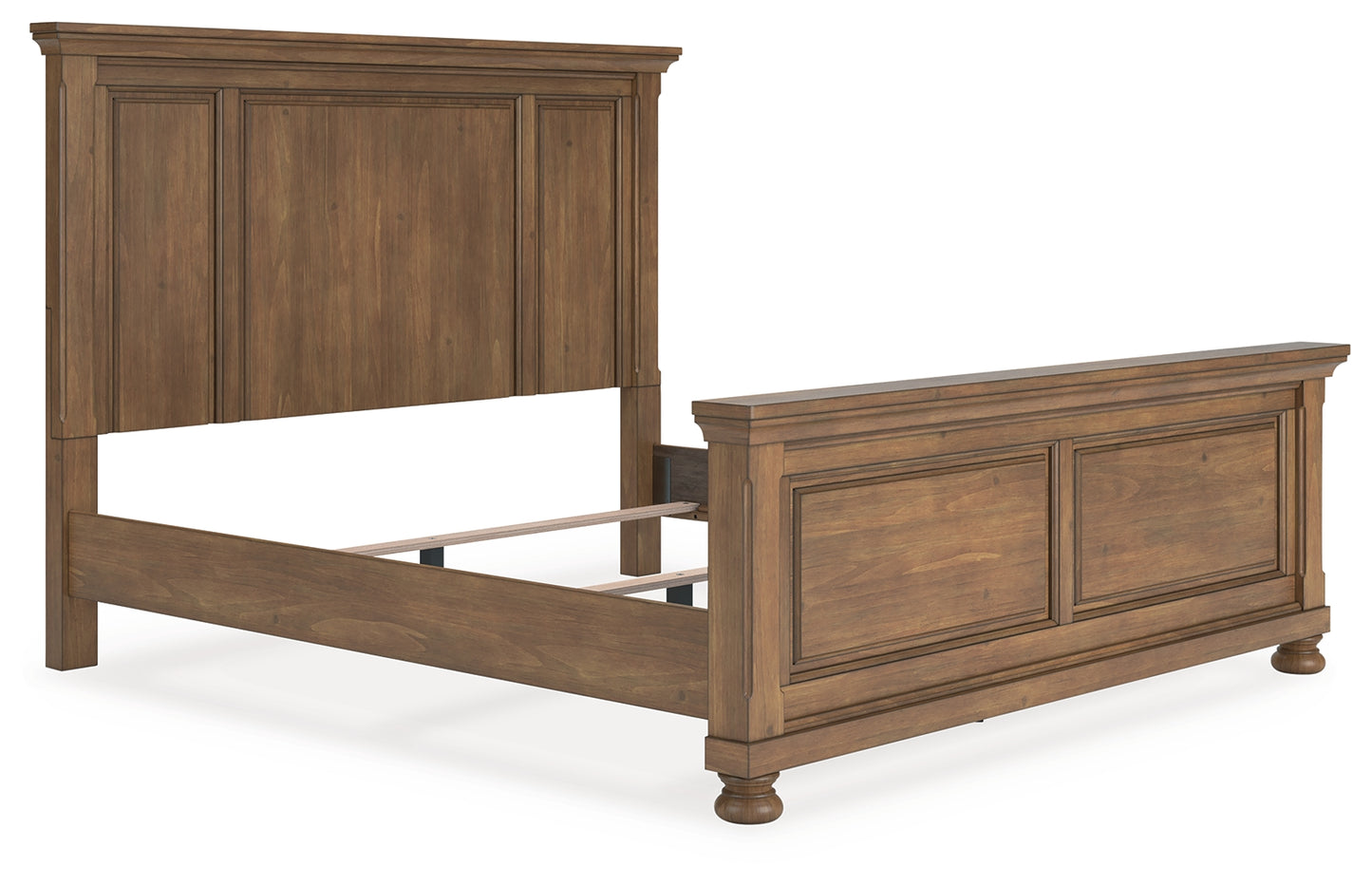 Cassel Furniture Outlet - Ashley Furniture - Feddinger Bedroom - King Panel Bed / Medium Brown - PCB779B6