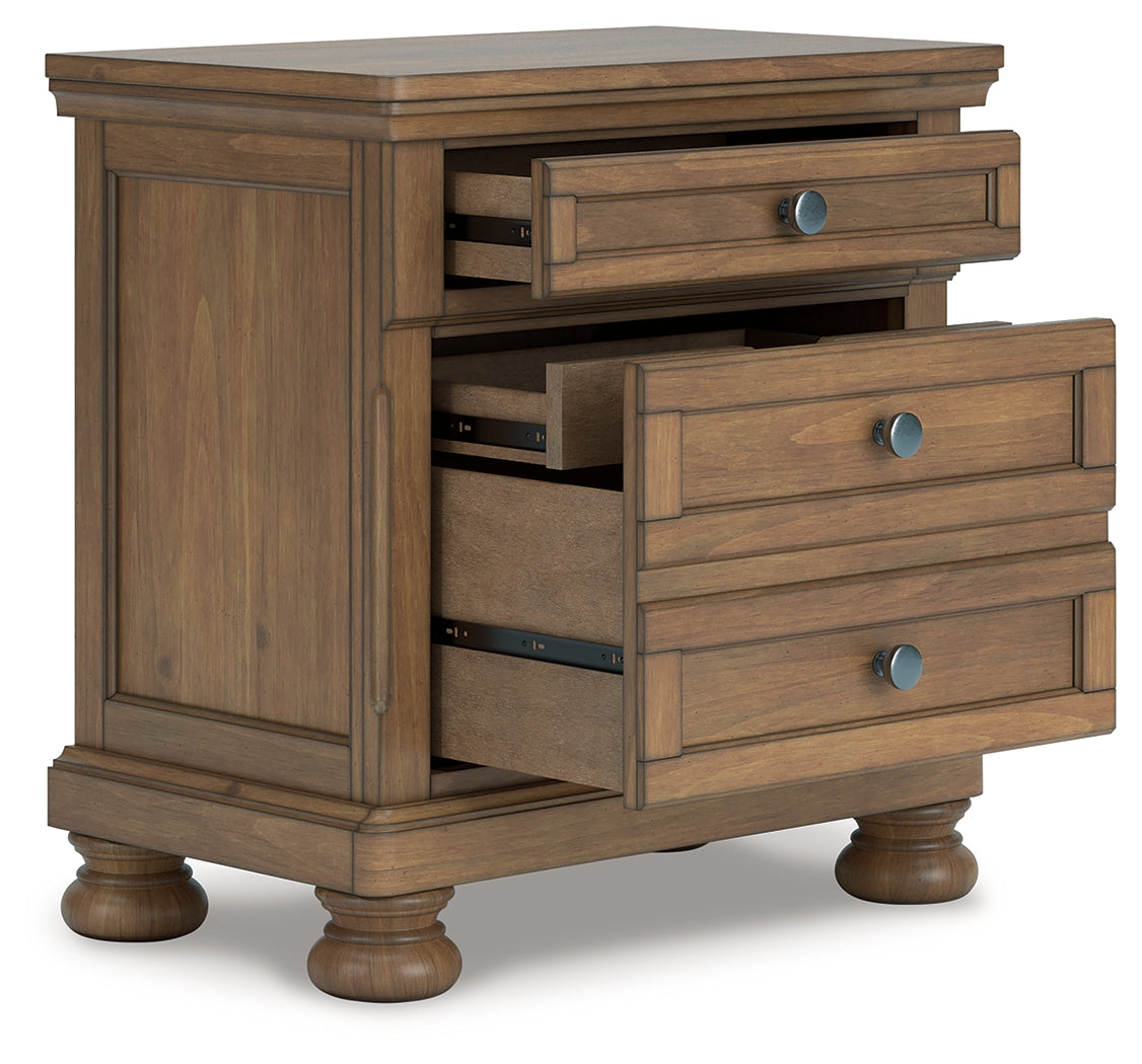 Cassel Furniture Outlet - Ashley Furniture - Feddinger Bedroom - Two Drawer Night Stand / Medium Brown - PCB779-92