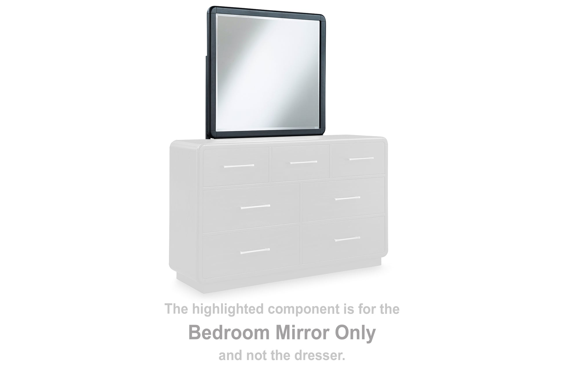 Cassel Furniture Outlet - Ashley Furniture - Rowanbeck Bedroom - Bedroom Mirror / Black - B821-36