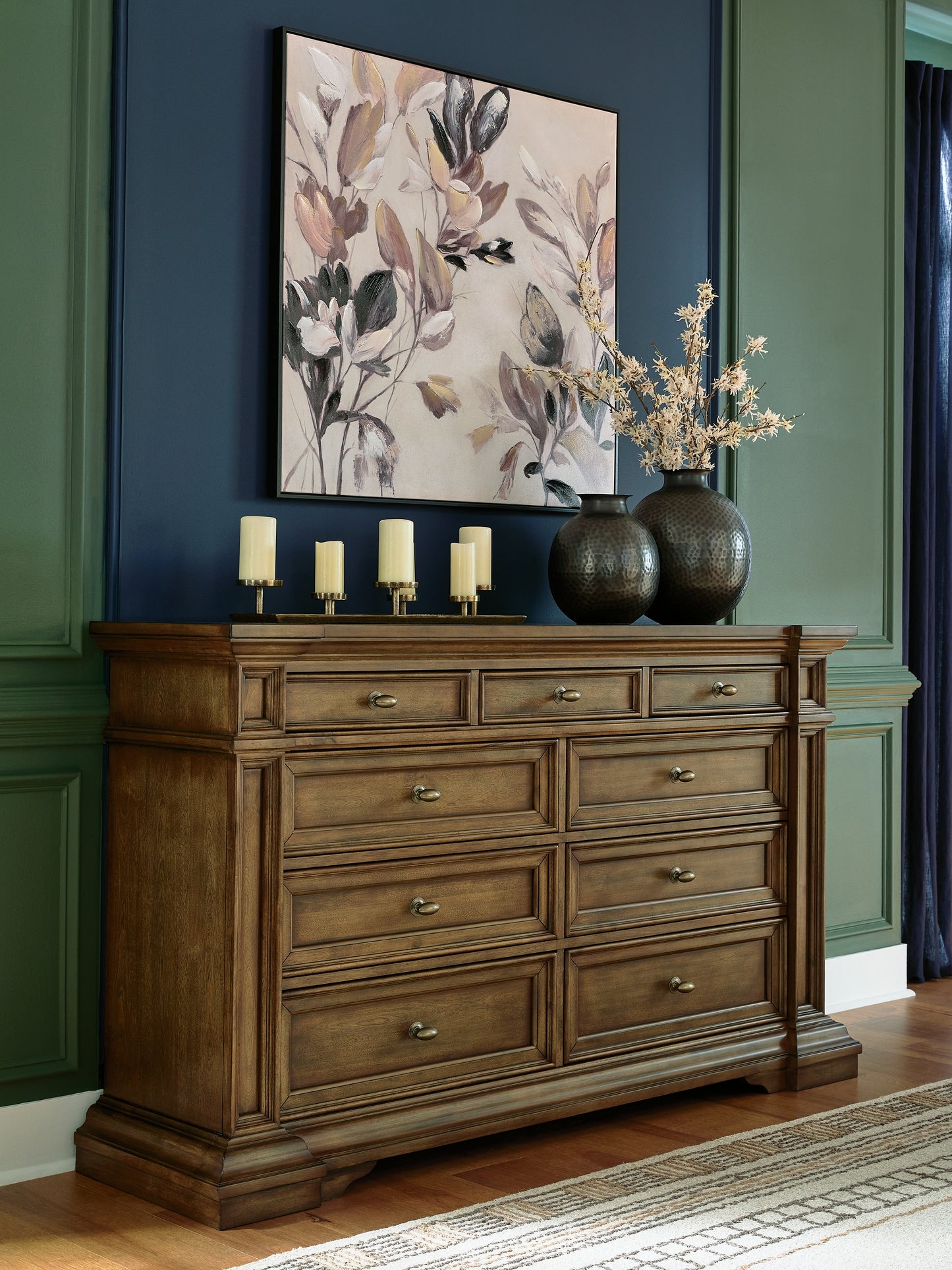 Cassel Furniture Outlet - Ashley Furniture - Frantanna Bedroom - Dresser / Brown - PCB949-31