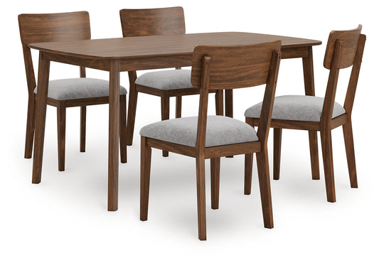 Cassel Furniture Outlet - Ashley Furniture - Tameride Dining Table and 4 Chairs (Set of 5) - Dining Room Table Set (5/CN) / Brown - PCD609-225
