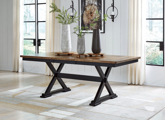Cassel Furniture Outlet - Ashley Furniture - Wildenauer Dining Room - Dining Room Buffet / Brown/Black - D634-80