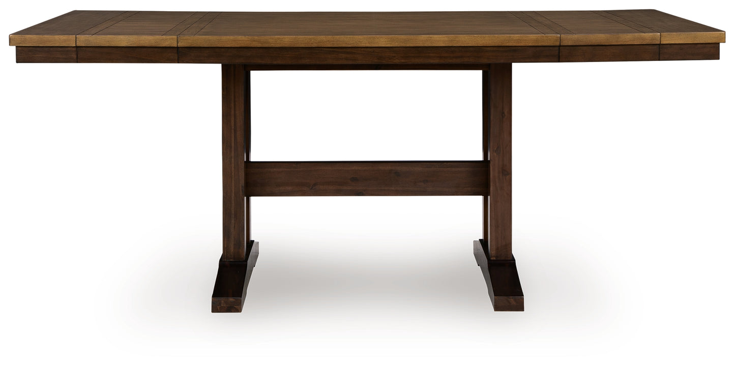 Cassel Furniture Outlet - Ashley Furniture - Rylandeen Dining Room - RECT DRM Counter EXT Table - PCD651-32