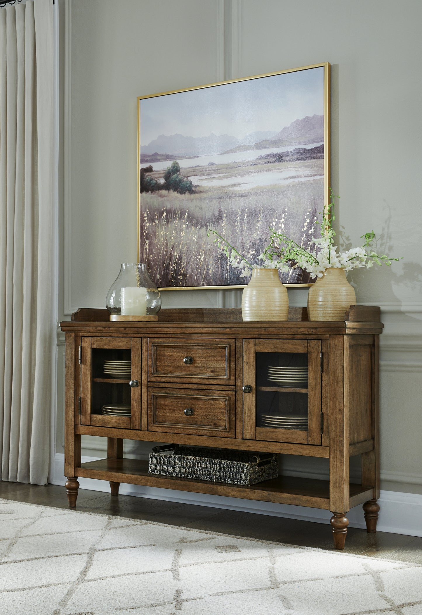 Cassel Furniture Outlet - Ashley Furniture - Sturlayne Dining Room - Dining Room Server / Brown - D787-60