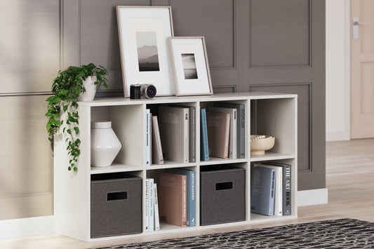 Cassel Furniture Outlet - Ashley Furniture - Aprilyn Eight Cube Organizer - Eight Cube Organizer / White - EA1024-4X2