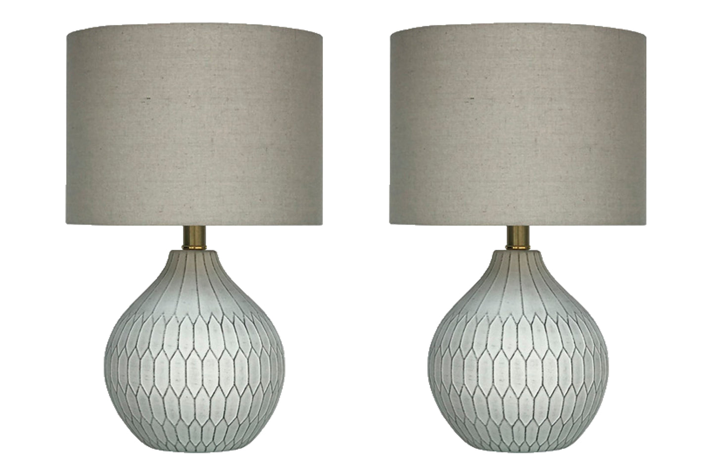 Cassel Furniture Outlet - Ashley Furniture - Wardmont Lighting - Table Lamp (Set of 2) / White - L180094X2
