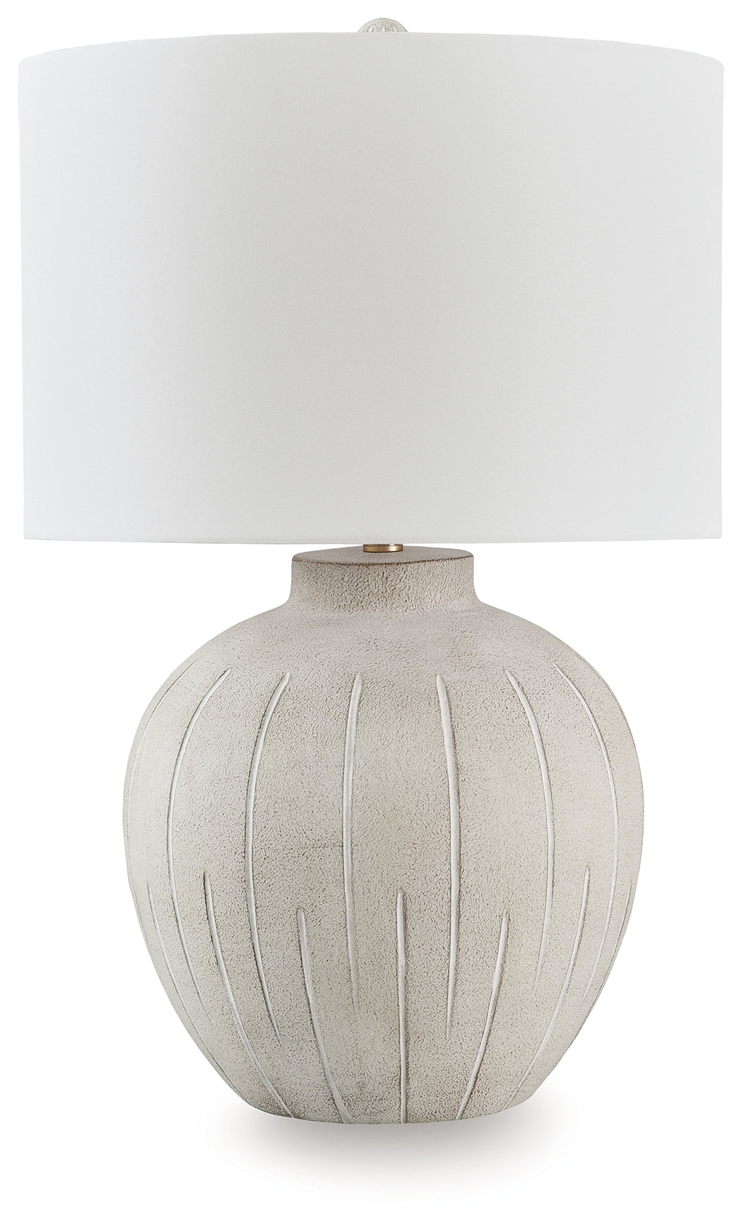 Cassel Furniture Outlet - Ashley Furniture - Calbert Lighting - Poly Table Lamp (1/CN) / Warm Gray - L235824