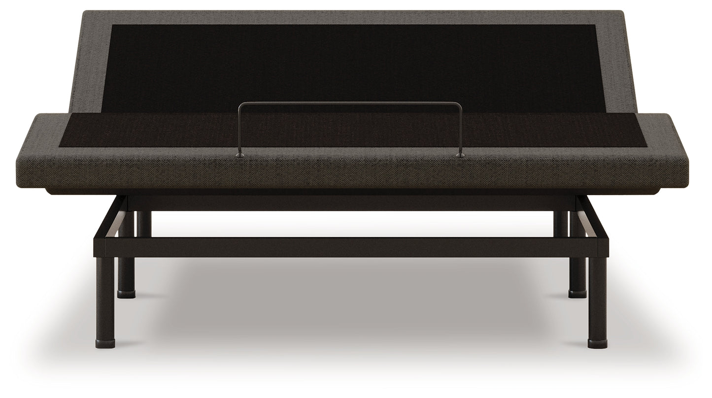 Cassel Furniture Outlet - Ashley Furniture - Head/Foot Model - Better Queen Adjustable Base - Queen Adjustable Base / Charcoal Gray - M5X432