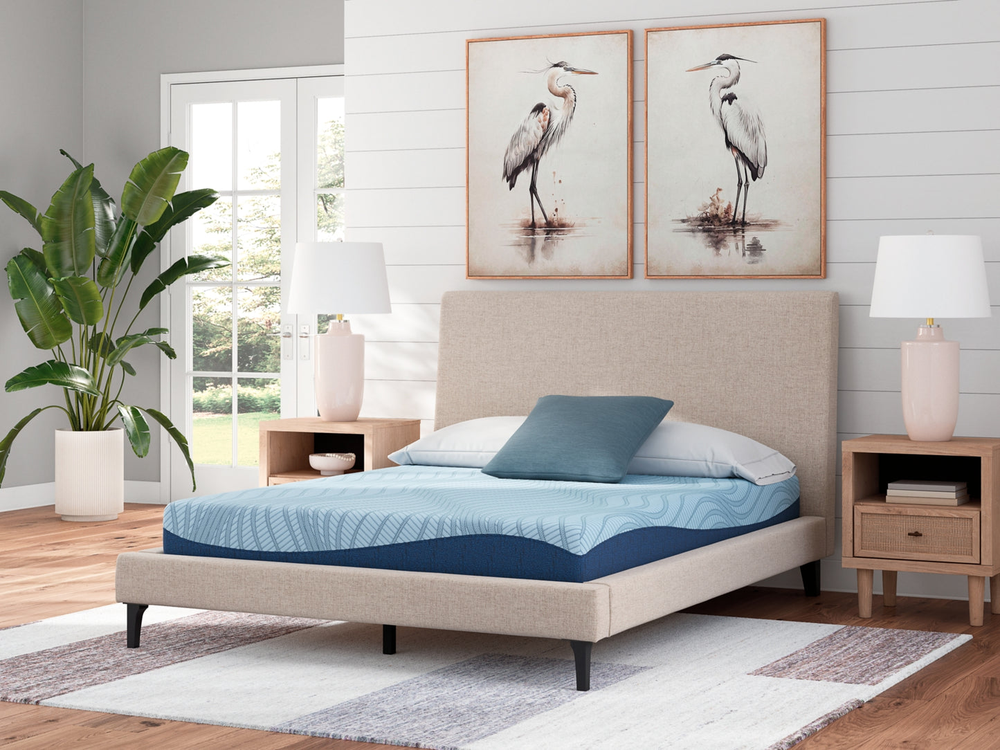 Cassel Furniture Outlet - Ashley Furniture - Peak 2.0 8 Memory Foam Mattresses - Queen / White - M20431