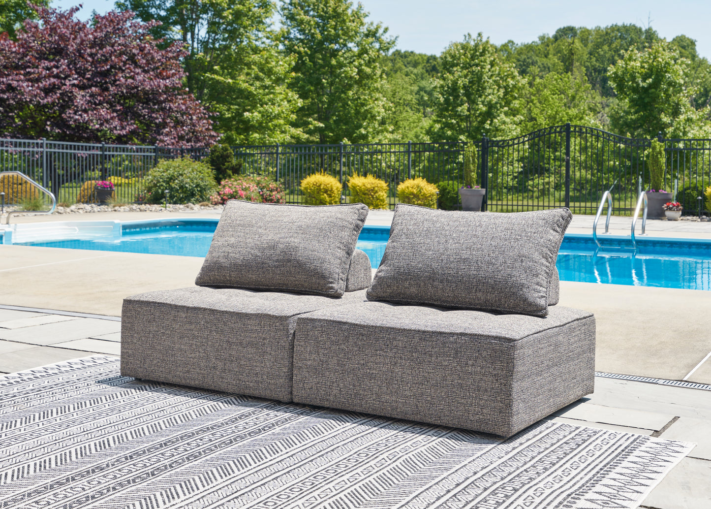 Cassel Furniture Outlet - Ashley Furniture - Bree Zee Outdoor - 2-Piece Outdoor Sectional / Brown - P160P3