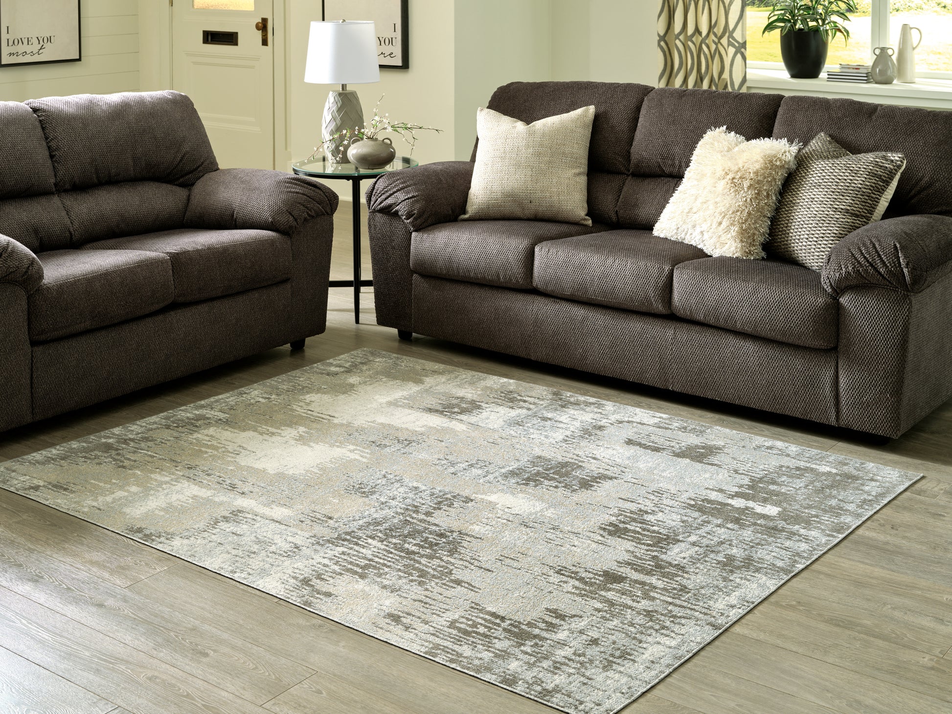 Cassel Furniture Outlet - Ashley Furniture - Arriston Rug - 7'10" x 10' Washable Rug / Multi - R405561