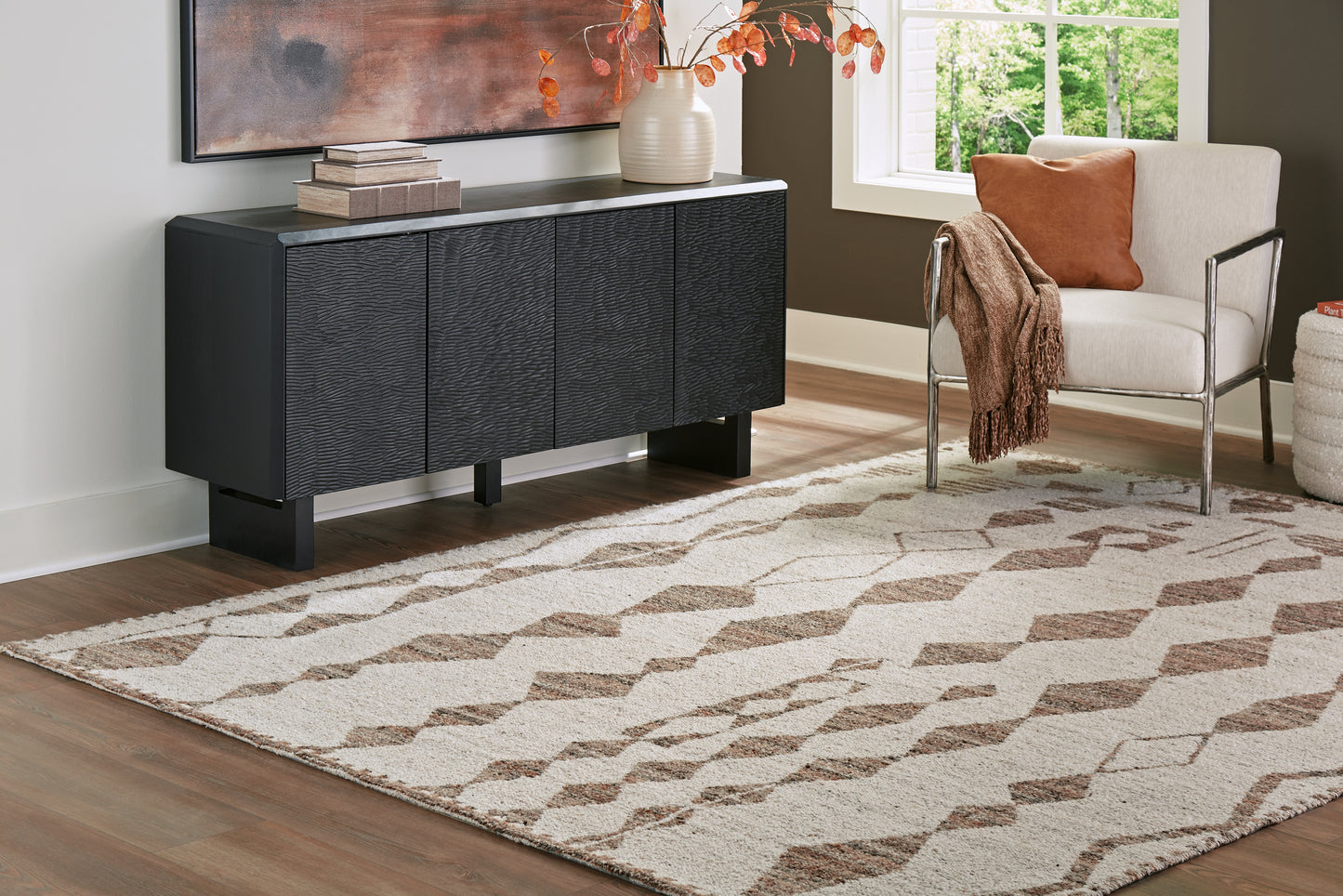 Cassel Furniture Outlet - Ashley Furniture - Brettler Rug - 8' x 10' Rug / Beige/Brown - R406791