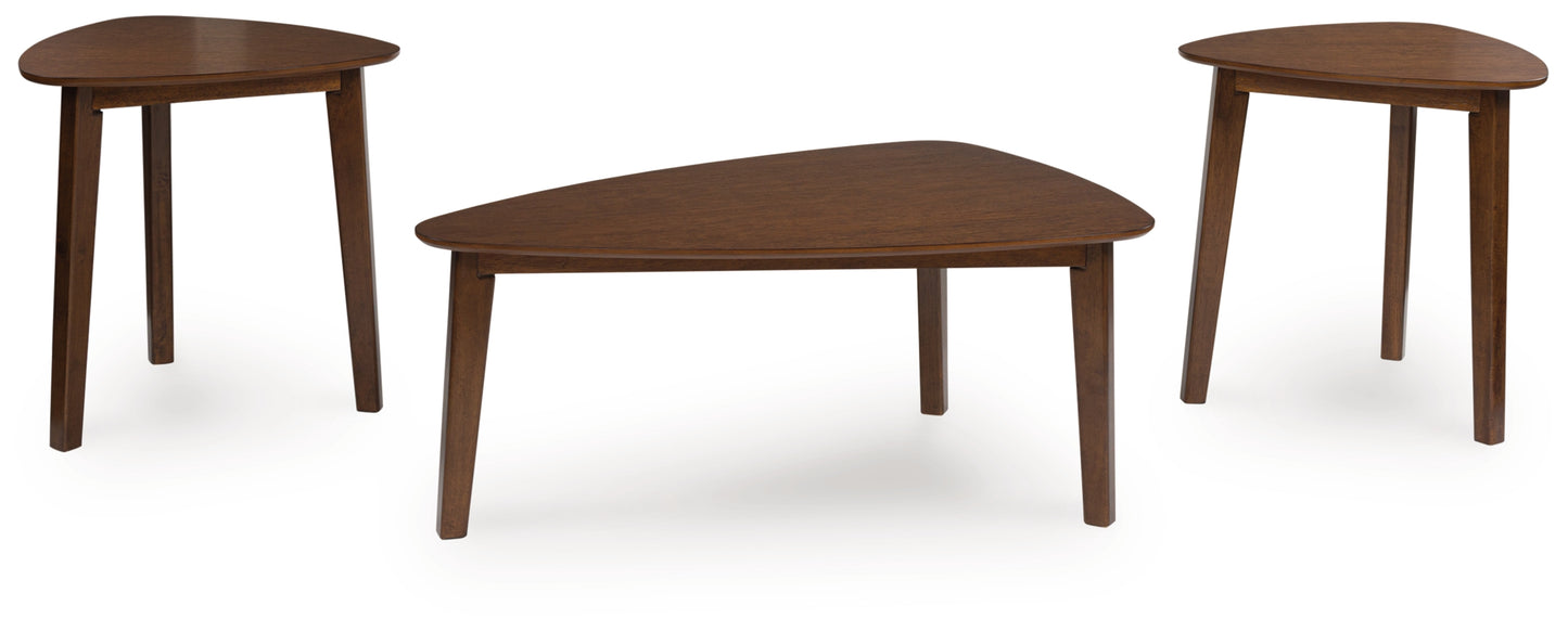 Cassel Furniture Outlet - Ashley Furniture - Lyncott Table (Set of 3) - Occasional Table Set (3/CN) / Brown - T135-13