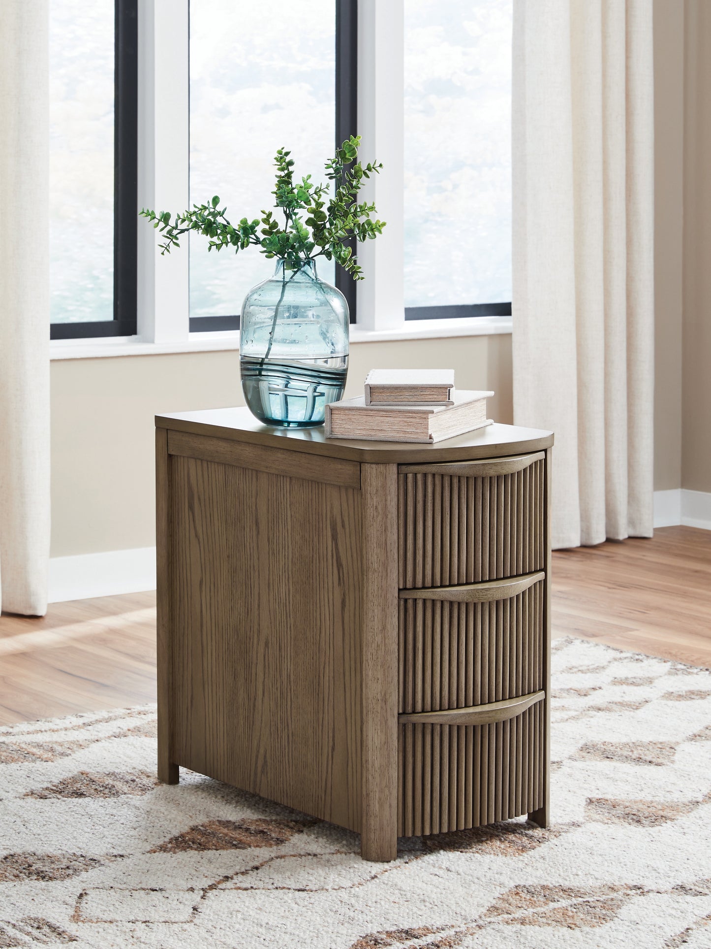 Cassel Furniture Outlet - Ashley Furniture - Camdill Chairside End Table - Chair Side End Table / Light Brown - T208-317