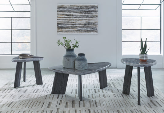 Cassel Furniture Outlet - Ashley Furniture - Bluebond Table (Set of 3) - Occasional Table Set (3/CN) / Gray - T390-13