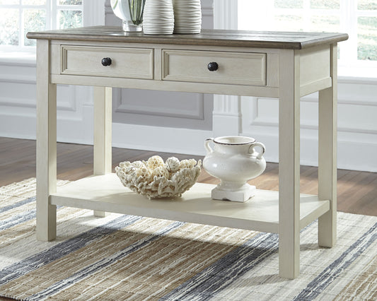 Cassel Furniture Outlet - Ashley Furniture - Bolanburg Sofa/Console Table - Sofa Table / Two-tone - T637-4