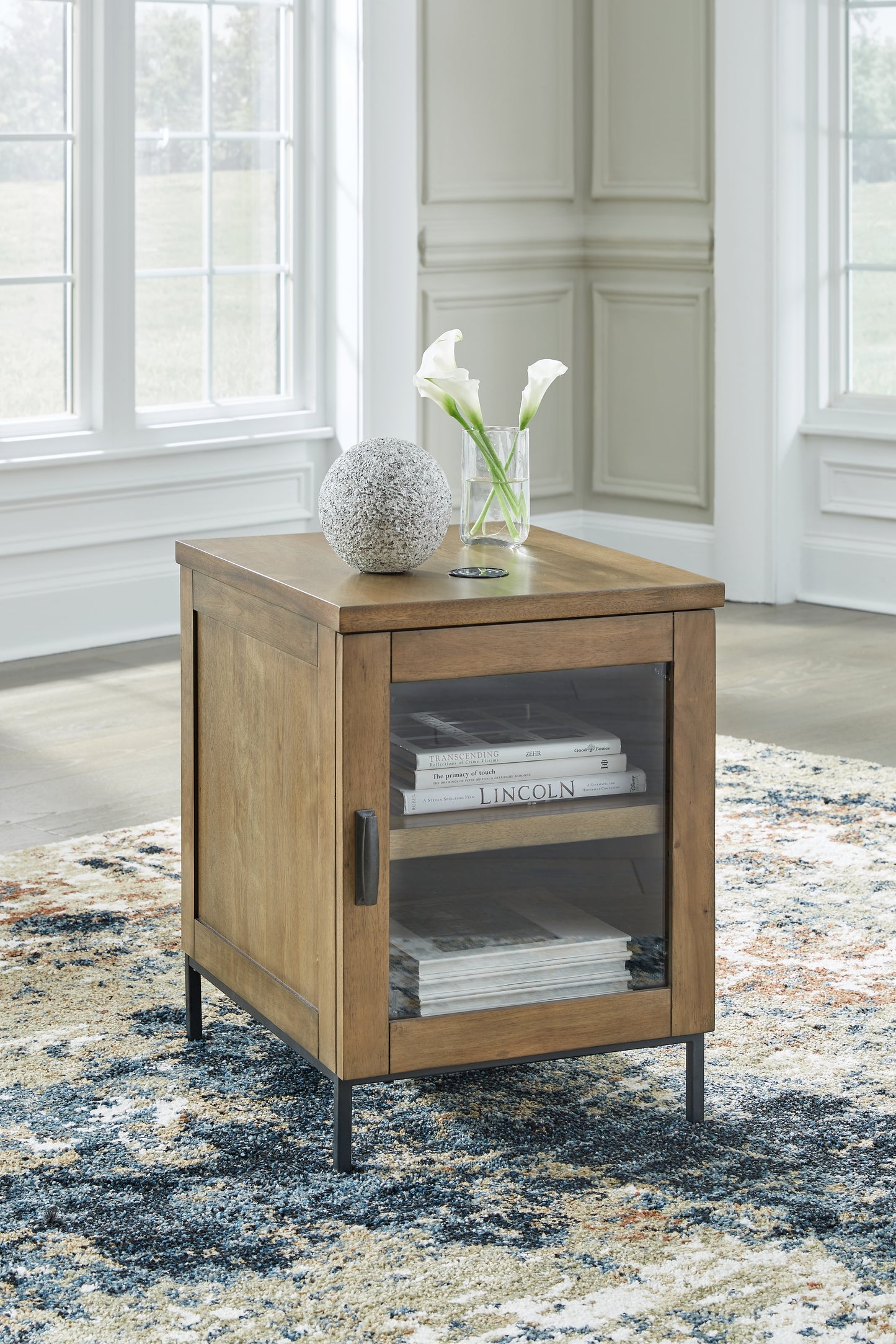 Cassel Furniture Outlet - Ashley Furniture - Torlanta Chairside End Table - Chair Side End Table / Brown - T686-7