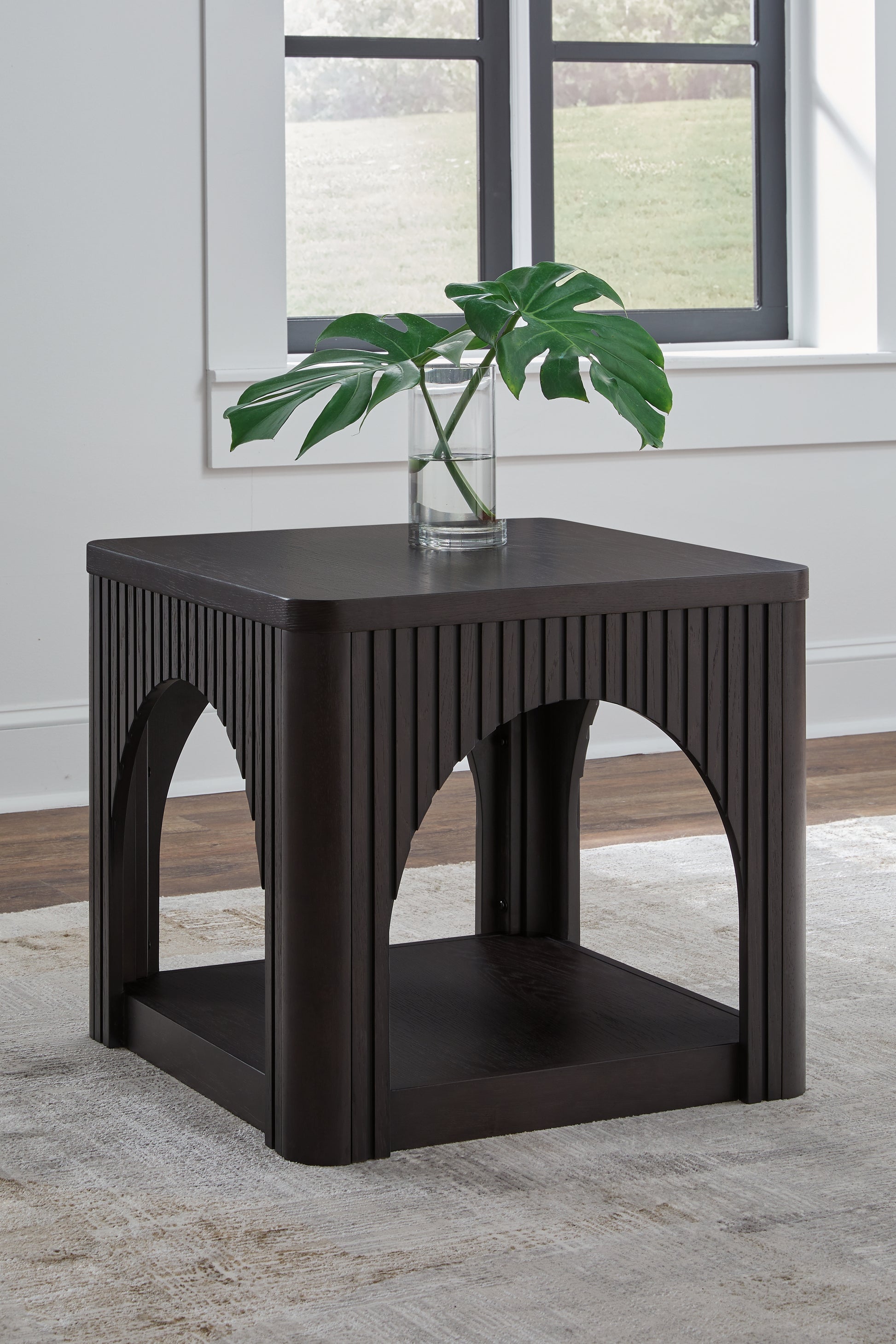 Cassel Furniture Outlet - Ashley Furniture - Yellink End Table - Square End Table / Black - T760-2