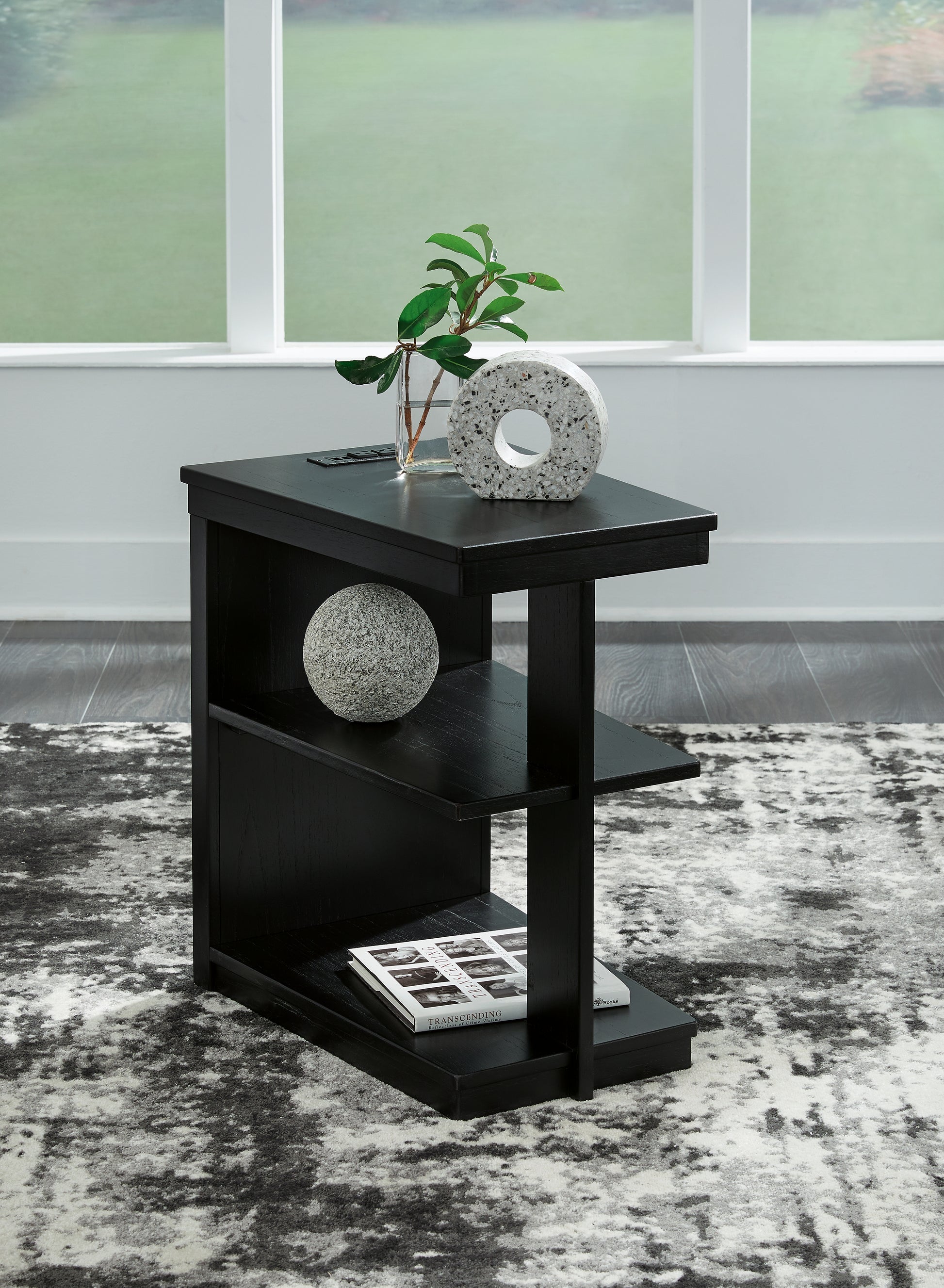 Cassel Furniture Outlet - Ashley Furniture - Winbardi Chairside End Table - Chair Side End Table / Black - T786-7