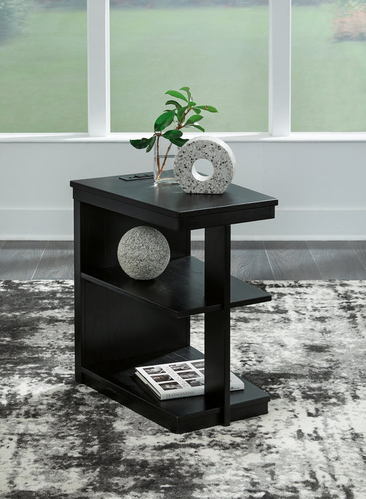 Cassel Furniture Outlet - Ashley Furniture - Winbardi Chairside End Table - Chair Side End Table / Black - T786-7