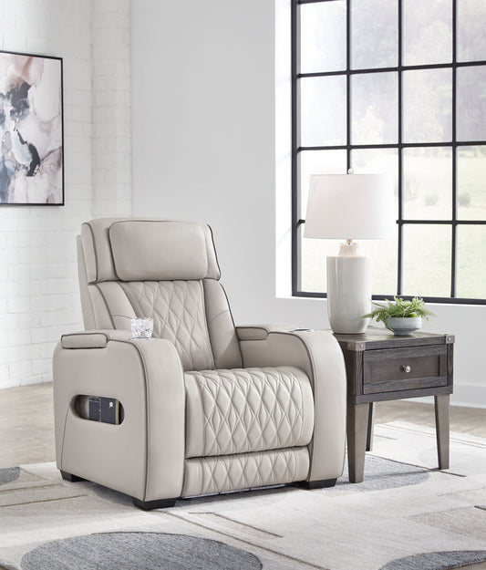 Cassel Furniture Outlet - Ashley Furniture - Boyington Living Room - PWR REC Loveseat/CON/ADJ HDRST / Gray - U2710518